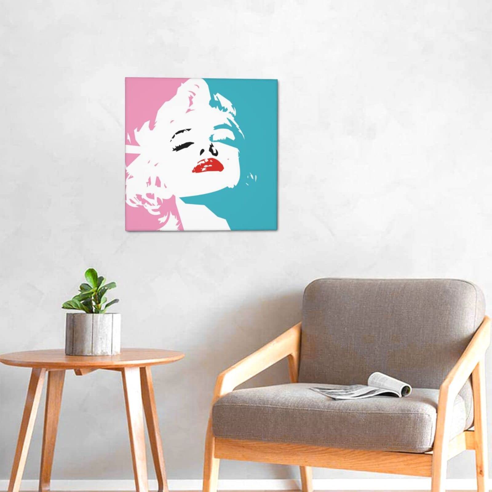 Amazon.co.jp: アートパネル 30*30cm マリリンモンロー モダン絵画